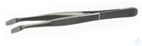 Pincette couvre-objet, acier inox,, 18/10, courbée, L=105mm Pincette couvre-objet, acier inox...