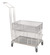 Transport cart for transport baskets, 18/10 Steel, 603x403x950mm Transport cart for transport...