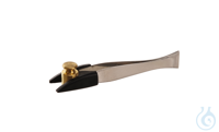 Pincette pour poids, acier inox 18/10,, bouts plastifiés, L=90mm Pincette pour poids, acier inox...