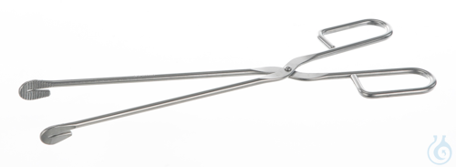 Sterilisierzange 18/10 Stahl, L=280mm