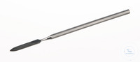 Cement spatula, stainless steel, tappered, L=150mm Cement spatula, stainless steel, 1 side...