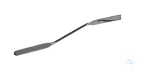 Double spatula bent, 18/10 steel, L=130mm