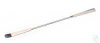 Dubbelspatel inox 18/10, L x B = 125 x 7 mm Dubbelspatel roestvrij staal 18/10 (RVS), type...