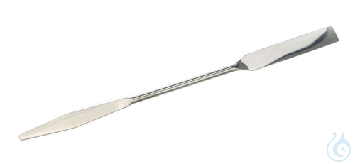 Doppelspatel 18/10 Stahl, konisch, LxB=210x7mm