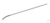 Spatel-Löffelform 18/10 Stahl, LxB=180x8mm. Gewicht in g: 10,0