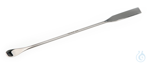 Loeffelspatel 18/10 Stahl, LxB=210x12mm