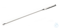 Microspoon-Spatula 18/10 steel, L=200mm, spoon shape W=9x5mm