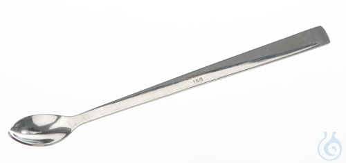 Laboratory spoon 18/10 steel, L=150mm