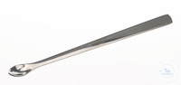 Laboratory spoon 18/10 steel, L=150mm, Spoon=20x10mm
