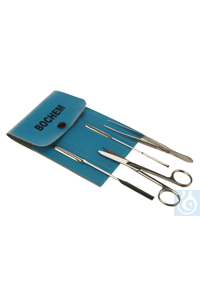 Labo-set 4-delig, inox 18/10, L = 170 mm, B = 120 mm Labo-set 4-delig,...