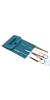 Labo-set 4-delig, inox 18/10, L = 170 mm, B = 120 mm Labo-set 4-delig,...