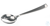 Laborlöffel Typ 2, 180 mm 18/10 Stahl, 55x40 mm  Laborlöffel, 18/10-Stahl  Abmessungen Löffel...
