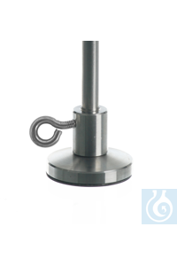 Stativfuß 18/10 Stahl, 60 x12mm Stativfuß 18/10 Stahl für Stativstangen, 60 x12mm, mit...