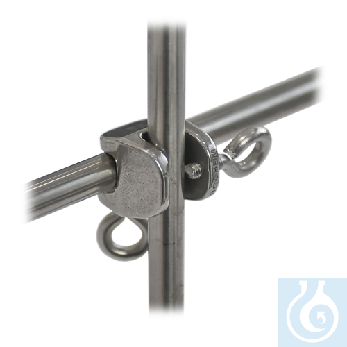 Gittermuffe Temperguss, verchromt, d=13mm, Ring...