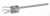 Pinza micro, 18/10 acero inox., d=0-20mm, extremos recubiertos con silicona, mango=150mm