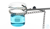 Pinza de cadena, 18/10 acero inox, d=50-160mm, cadena 700mm, cadena 18/10 acero inox., cadena...
