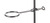 Aro con nuez, 18/10 acero inox., D=140mm, mango L=70mm