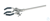 Pinza especial 3 dedos, aluminio, d=0-70mm, mango=140mm, diámetro mango D=8mm