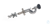 Thermometerklemme, verchromt, d=6-15mm Thermometerklemme, verchromt, mit verstellbarer Muffe (für...