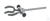 Stativklemme 3-Finger m. Schaft, verchromt, d=0-60mm Stativklemme 3-Finger mit Schaft, verchromt,...