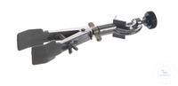 Burette a. condenser clamp w., adjustable, bosshead, d=12-45mm Burette und condenser clamp with...
