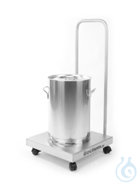 ROLLO chariot acier inox 18/10,, 400x400x810mm, 100kg max. ROLLO chariot acier inox 18/10,...