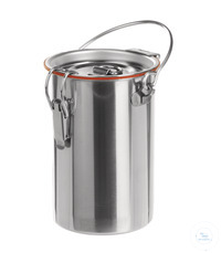 Safety container 18/10 steel, 140x100mm, 1 l Safety container for laboratory flasks out of 18/10...