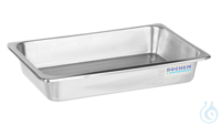 4samankaltaiset artikkelit Evaporating dish w. rim, 18/10 steel, 335x245x60mm Evaporating dish w. rim,...