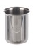 Becher m. Rand u. Ausguss, 18/10 Stahl, 100ml Becher mit Rand und Ausguss, 18/10Stahl, 100ml,...