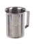 Becher m. Rand, Ausguss u. Griff, 18/10, Stahl, 500ml Becher mit Rand, Ausguss und Griff, 18/10...