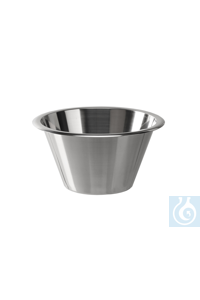 Laboratory bowl 18/10 steel, high, shape, 3000ml Laboratory bowl 18/10 steel, high shape, 3000ml,...