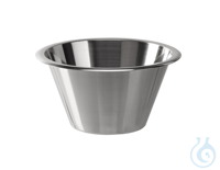 Laboratory bowl 18/10 steel, high, shape,11000ml Laboratory bowl 18/10 steel, high shape,...