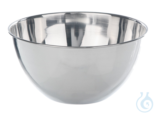 Sandbadschale 18/10 Stahl, flacher, Boden, 1000ml
