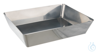 Laboratory tray 18/10 steel, 320x260x60mm Laboratory tray 18/10 steel, dimensions bottom...