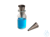 Mini embudo, acero inox 18/10, d=4mm Mini embudo, acero inox 18/10, salida d=4mm, sin uniones.