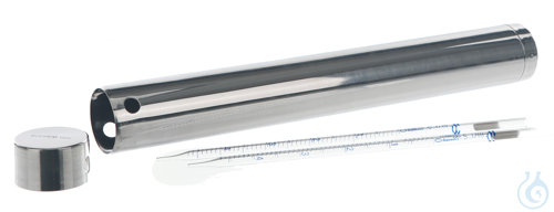 Pipettenbuechse 18/10 Stahl, rund, D=65mm, L=450mm