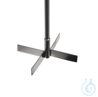 Propeller stirrer 4 blades, 18/10, L=400mm, D=100mm Propeller stirrer with 4 blades (vertical),...