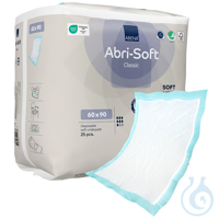 Abri-Soft Classic Bettschutzunterlagen 60 x 90 cm (25 Stck.) UK = 4 Pack...