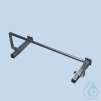 Papierrollenhalter mit Anbausatz 65 cm breit (Strecke) Papierrollenhalter mit...