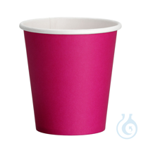 Trinkbecher aus Papier, 180 ml / 200 ml Füllmenge, Flamingo fuchsia (50...