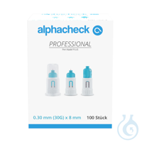 alphacheck professional Pen-Nadeln PLUS 30 G x 8 mm (100 Stck.) UK = 12 Pack...