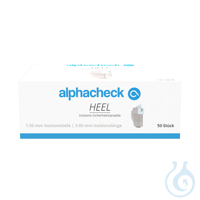 alphacheck HEEL Inzisions-Sicherheits- lanzetten 1,50 x 3,00 mm (50 Stck.) UK...
