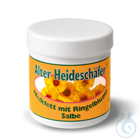 Alter Heideschäfer Melkfett-Salbe mit Ringelblume 250 ml UK = 24 Dosen PZN:...