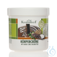 KräuterhoF Körpercreme mit Kakao- und Sheabutter 250 ml UK = 24 Dosen...