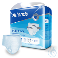 Attends Pull-Ons 6 S, Einweghosen (18 Stck.) UK = 4 Pack Attends Pull-Ons 6...