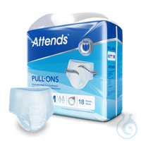 Attends Pull-Ons 6 M, Einweghosen (18 Stck.) UK = 4 Pack Attends Pull-Ons 6...