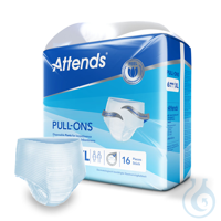 Attends Pull-Ons 6 XL, Einweghosen (16 Stck.) UK = 4 Pack Attends Pull-Ons 6...