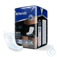 Attends Men 2 Protective Absorbent Shield Inkontinenzeinlagen (15 Stck.) UK =...