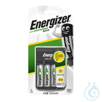 Energizer Ladegerät Base Charger inkl. 4 Universal Mignon AA 1,2 V  EAN:...