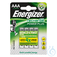 Energizer NiMH Akkumulatoren Power Plus Micro AAA HR03 1,2 V (4er-Pack) 700...